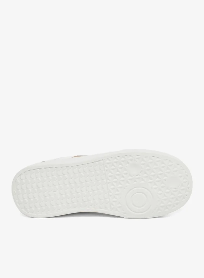 Styli Active Striped Lace Up Sneakers