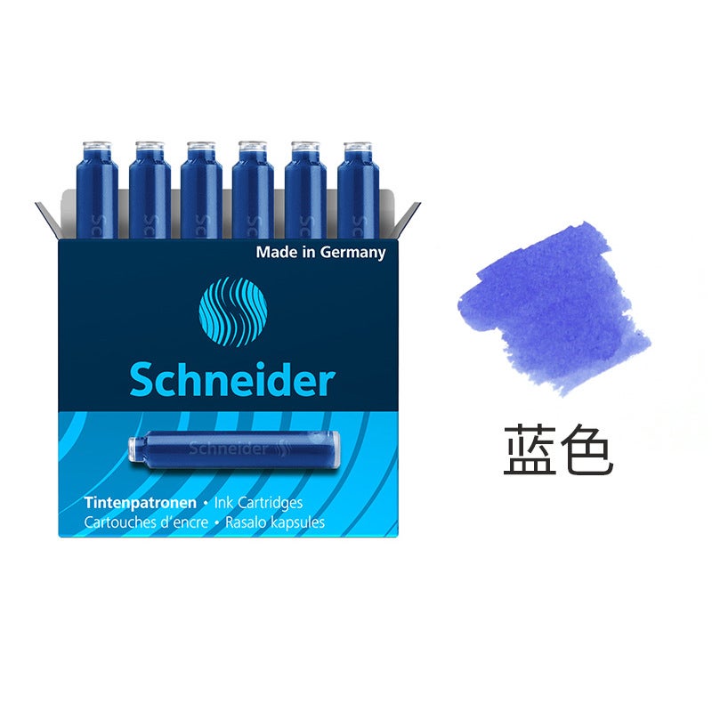 Generic Bulk Schneider Ink Cartridges Steel Pen Refills Blue (6603) 