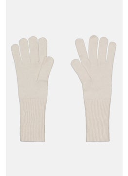 s.Oliver Men 1 Pair Knitted Gloves, Off White 
