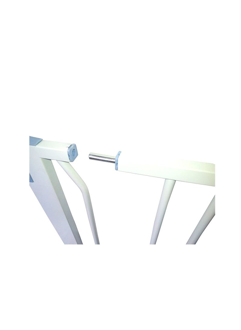 Kiddale Kiddale Metal Safety Gate Accessory Extension (300Mm/30Cm/12 Inch) and Height 77 cm-white  - Image 4