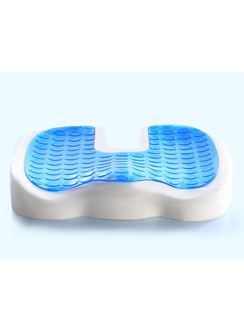 ماكس كمفورت مقعد طبي مع طبقه جل لعدم التعرق و لتقليل الضغط أثناء الجلوس لفتره طويله من Max Comfort – اسود - Image 2