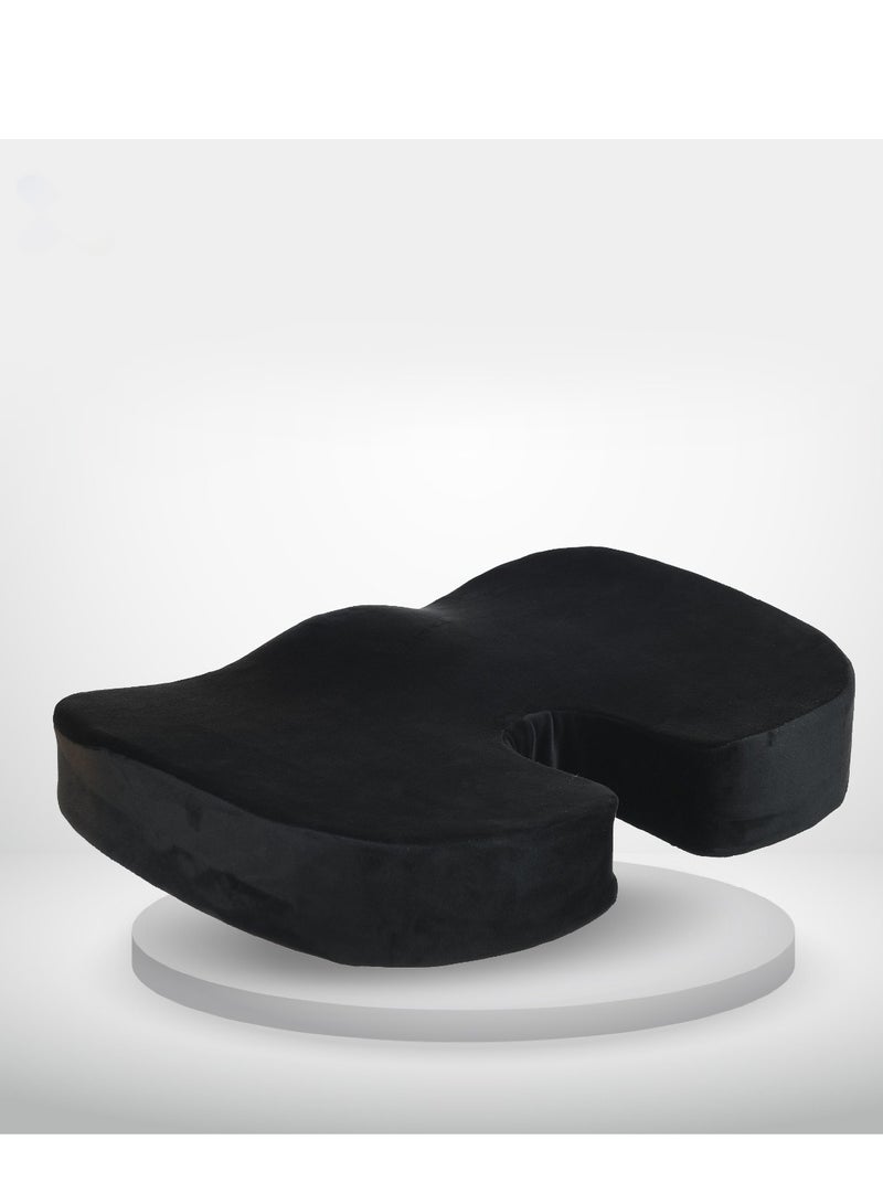 ماكس كمفورت مقعد طبي مع طبقه جل لعدم التعرق و لتقليل الضغط أثناء الجلوس لفتره طويله من Max Comfort – اسود - Image 4