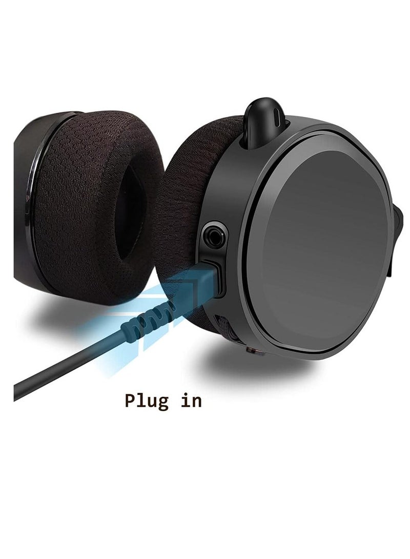 كيلا كابل صوت بديل متوافق مع سماعات الألعاب Arctis 3 وArctis 5 وArctis 7 وArctis Pro من SteelSeries (ذكر إلى ذكر) - Image 4