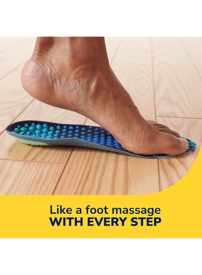 دكتور شولز Dr. Scholl's ® Revitalize Recovery Insole Orthotics, Improve Recovery Faster, Reduce Fatigue, Stress, Soreness, Trim to Fit Inserts for Any Shoes, Athletic, Running, Slippers, Casual, Men 8-14, 1 Pair - Image 3