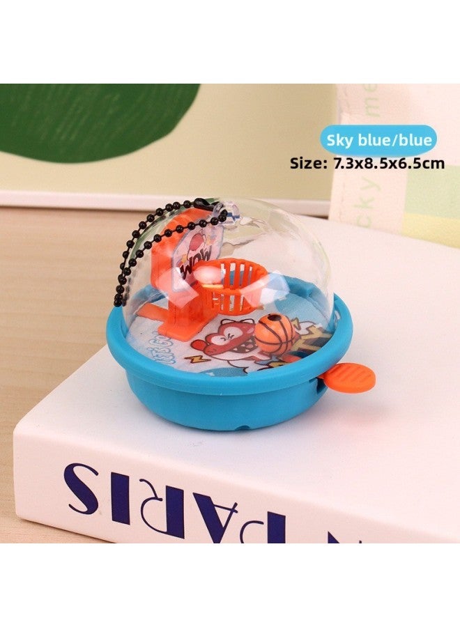 سلسلة مفاتيح إبداعية صغيرة على شكل آلة كرة سلة لإخراج الأصابع، لعبة آلة كرة سلة للأطفال، زينة معلقة، هدايا صغيرة للسوبر ماركت