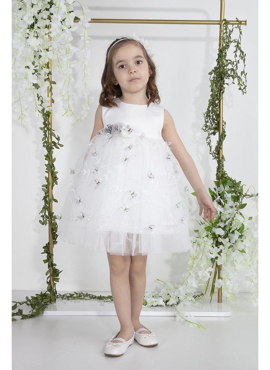 Minimony 1-5 Years Butterfly Detail Tulle Girls' Children's Holiday Graduation Prom Gown Wedding Dress 2021 - pzsku/ZBF22F94A943AC2DEDF55Z/45/_/1725790012/f902d279-ce05-4ff4-be60-29059cb16071