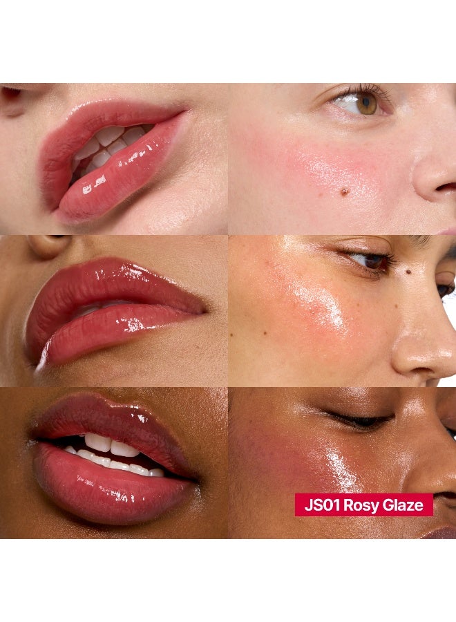 fwee وعاء جيلي لامع للشفاه والخدود بلمسة وردية - Image 2