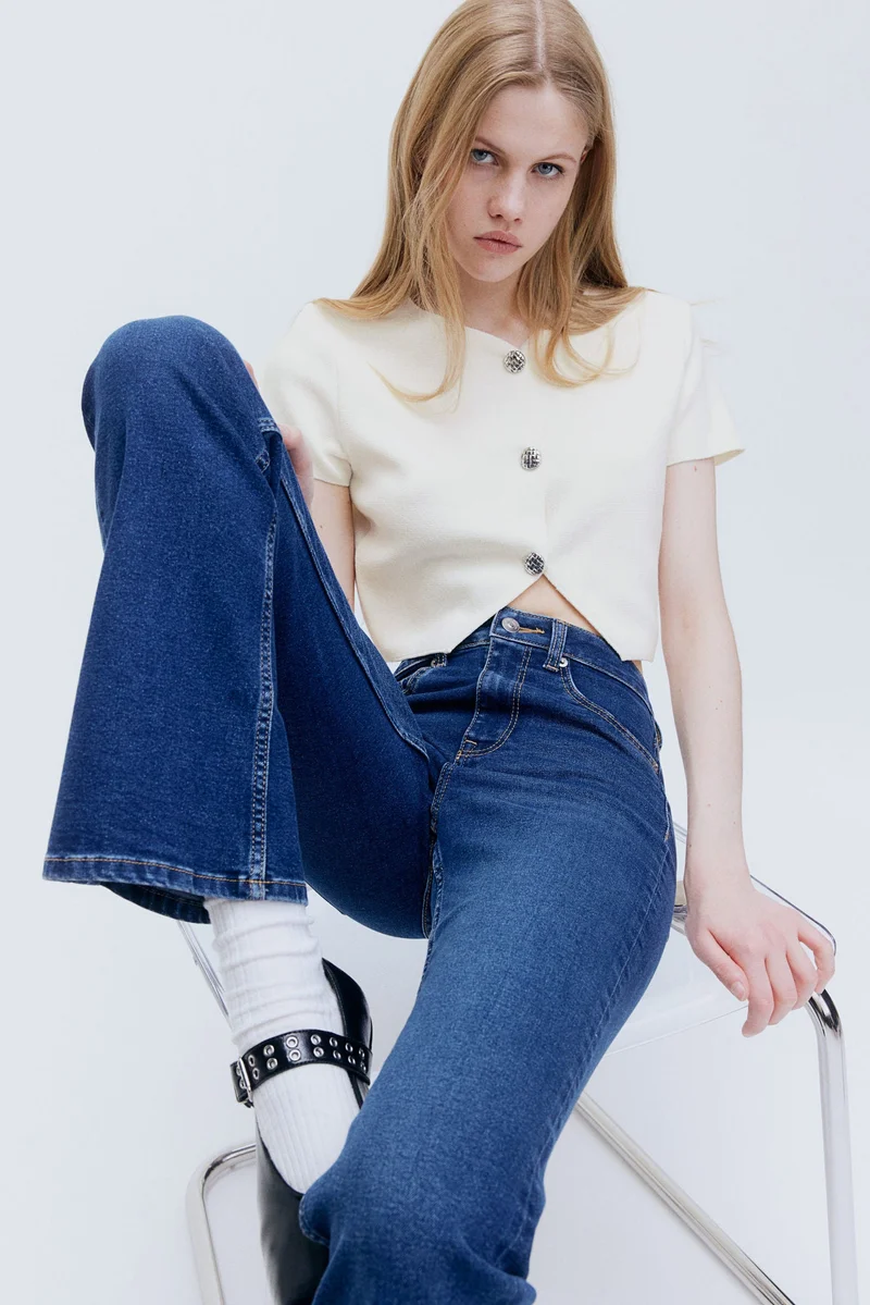 H&M Short-sleeved jersey cardigan