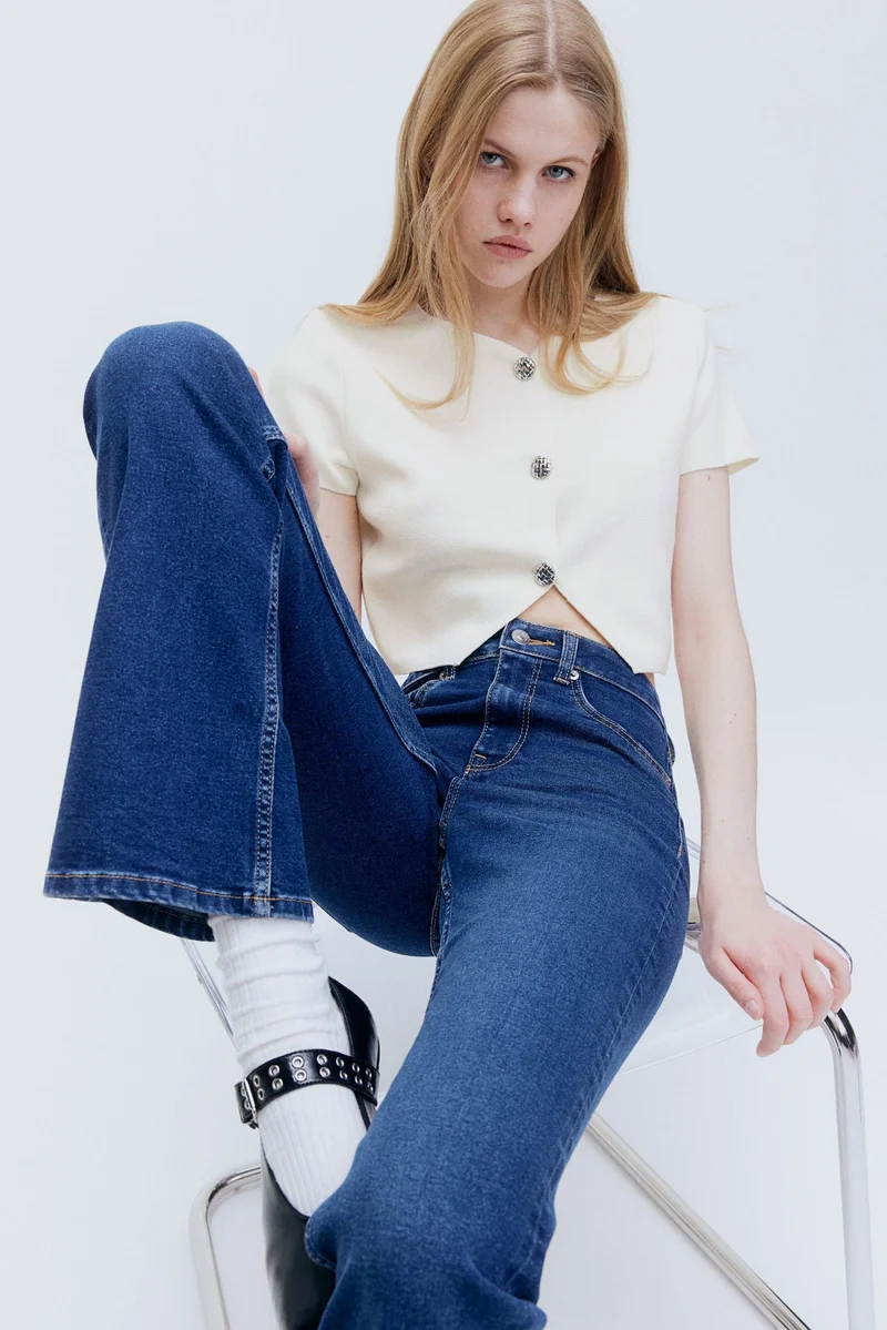 H&M Short-sleeved jersey cardigan