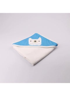 Mamas Gift Blue Bear Hooded Blanket  - Image 1