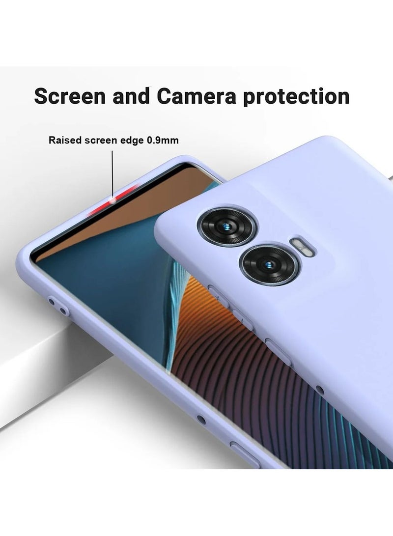 عام غطاء من السيليكون متوافق مع موتورولا إيدج 50 فيوجن ، ناعم الملمس ، مقاوم للصدمات ، مقاوم للغبار ، مضاد للانزلاق غطاء حماية كامل الجسم مع حزام المعصم الحبل ل موتو إيدج 50 فيوجن - Image 3