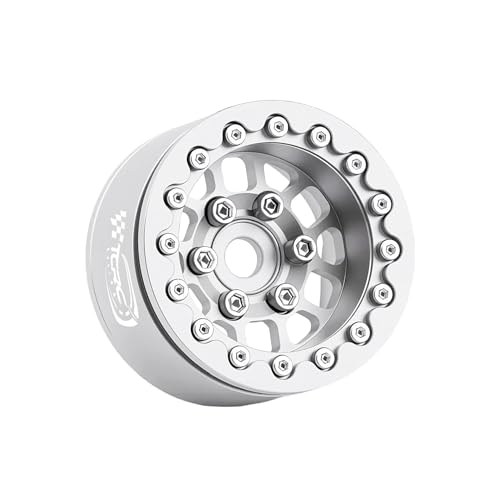 TCRC 4PCS Deep Dish Aluminum 155 Inch Wheels Hubs for 110 RC Axial AX90069 D90 TF2 Tamiya CC01 118 UTB18 Capra Buggy Upgrades - Image 1