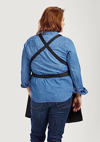 Caldo Crossback Kitchen Apron for Cooking Black - Image 3