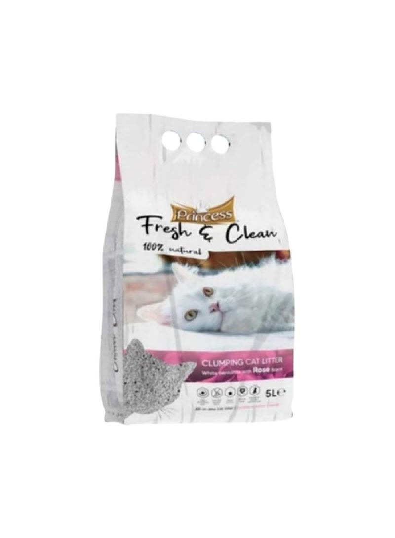 Princess Fresh&Clean Rose Cat Litter 10L (PFCR2) - Image 2