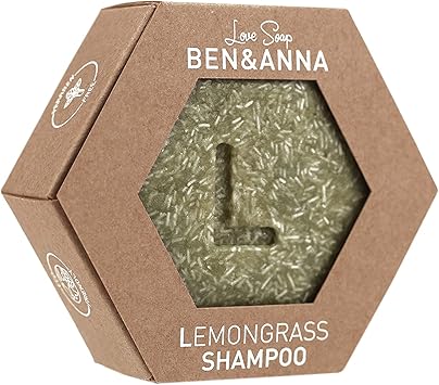 Ben & Anna BenAnna Love Soap Lemon Grass Solid Shampoo 60g - Image 1