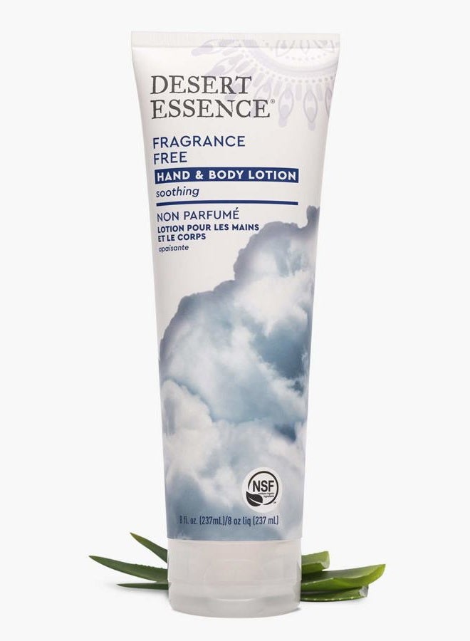 Desert Essence Fragrance Free Hand and Body Lotion, 8 Ounce -- 6 per - Image 3