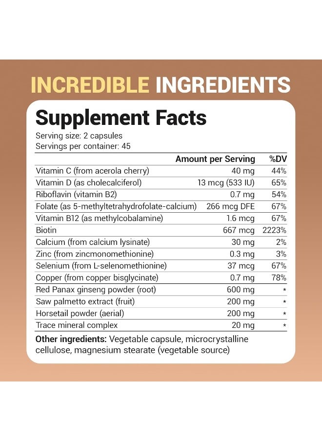 Dr.Berg - All In One Hair Vitamins For Men And Women - Advanced Hair Formula - Image 1