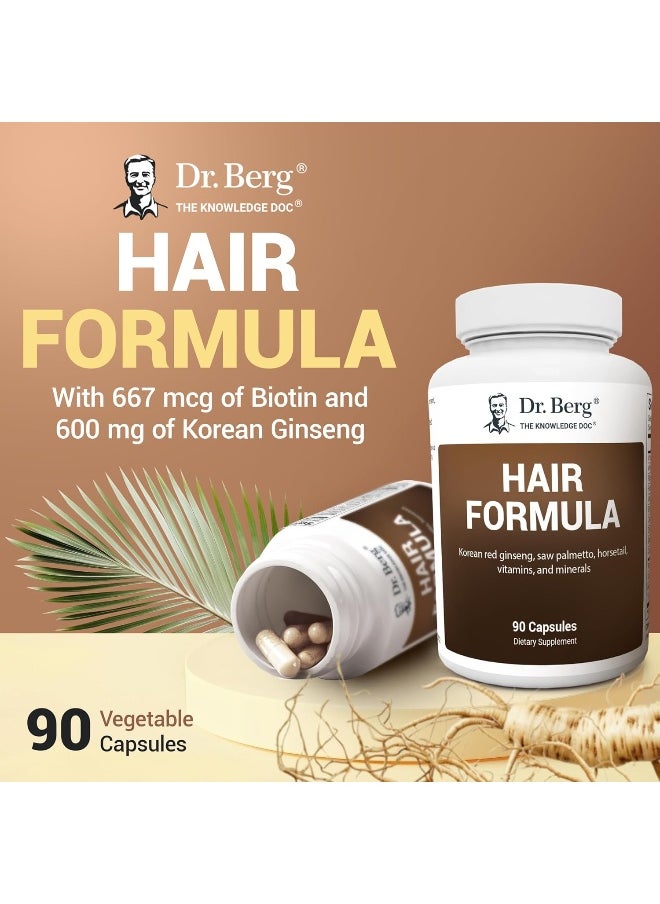 Dr.Berg - All In One Hair Vitamins For Men And Women - Advanced Hair Formula - Image 1