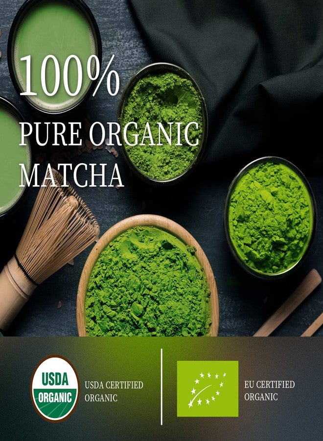 Chaism Ceremonial Grade Matcha Green Tea Powder - Single Serve Packets, Premium First Harvest USDA Organic Gluten-Free Vegan, 100% Pure (20-Packets) - Image 2