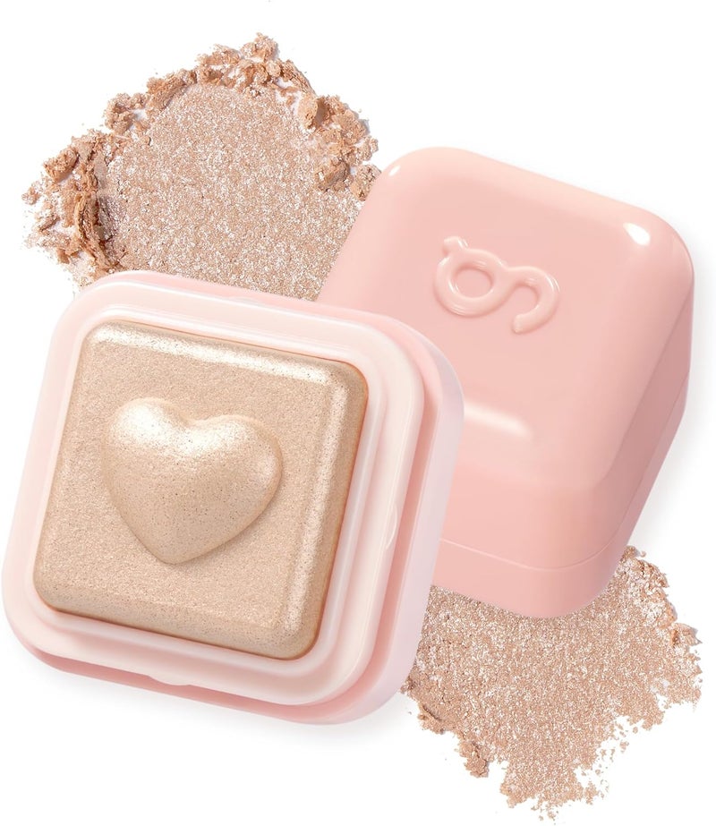 Milk Bling Heartlighter 01 Peach Heart by Colorgram for Women 007 oz Highlighter