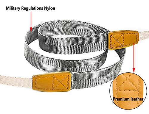 Eorefo Camera Strap Camera Neck Strap With Quick-Release Buckles For Mirrorless Camera.(Light Gray) - Image 2