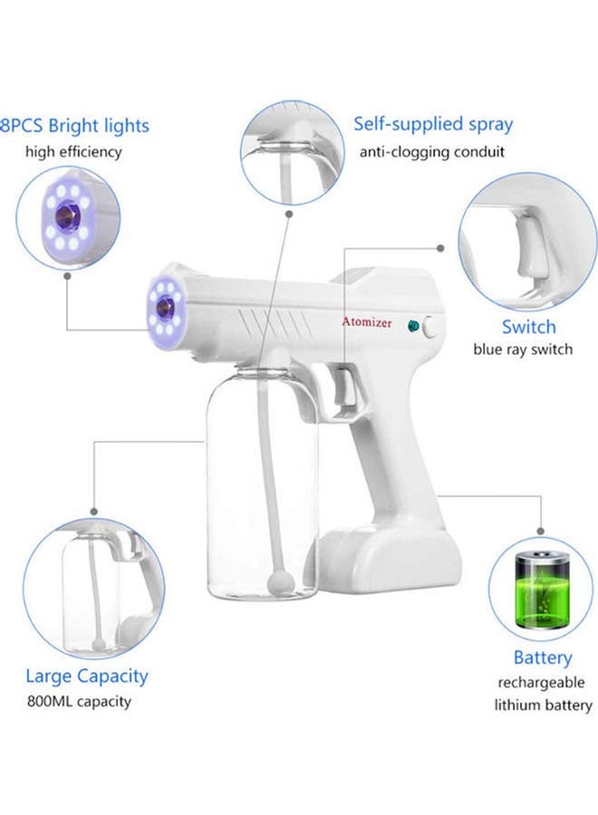 بخاخ نانو بلو لايت بشاحن اللاسلكي أبيض - Image 4
