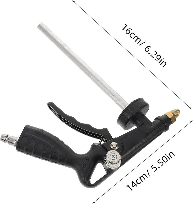 Automotive Undercoating Sprayer Gun, Chip Guard Coating Tool, Heavy Duty Metal Spray Gun for Truck Bed Liner, Black Non-Adjustable, Pneumatic Automotive Rustproofing Application - Image 2