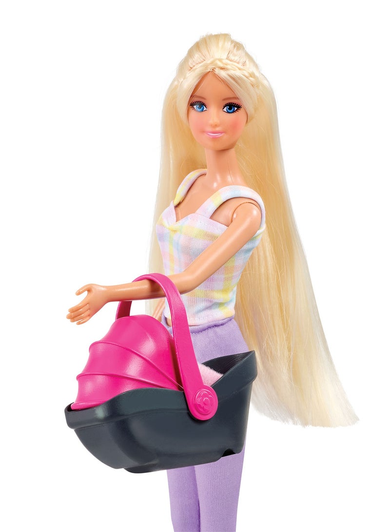 Addo Boulevard Boutique 2-in-1 Stroller Set in Style Fashion Doll with Baby | Dress Up Role Play | Perfect Gift for Girls - Image 2