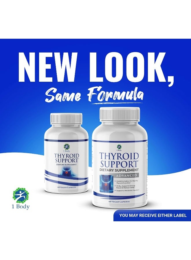 1 بادي مكمل غذائي لدعم الغدة الدرقية مع كمية اليود لمدة 30 يومًا - Image 3