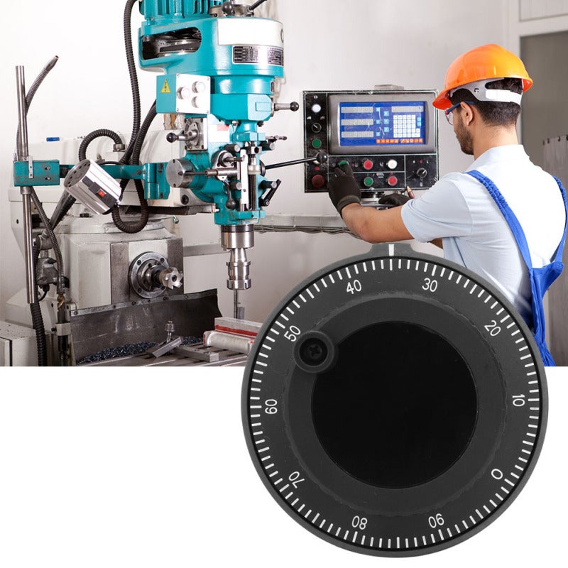 Manual Pulse Generator: Plastic Oiled Dial High-definition Scales Wear Resistant Anti-fall - Non-contact Design Long Service Life CNC Handwheel for CNC Machine Workshop Industrial Machining - Image 4