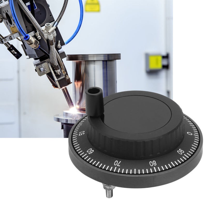 Manual Pulse Generator: Plastic Oiled Dial High-definition Scales Wear Resistant Anti-fall - Non-contact Design Long Service Life CNC Handwheel for CNC Machine Workshop Industrial Machining - Image 3
