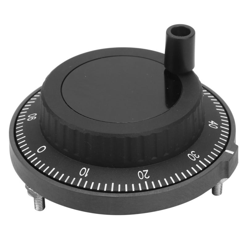 Manual Pulse Generator: Plastic Oiled Dial High-definition Scales Wear Resistant Anti-fall - Non-contact Design Long Service Life CNC Handwheel for CNC Machine Workshop Industrial Machining - Image 1