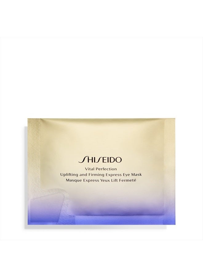 Shiseido Vital Perfection Uplifting and Firming Express Eye Mask - 12 Sets of Two Eye Masks - Pure Retinol Under-Eye Mask That Visibly Lifts & Firms - Targets Dark Circles & Under-Eye Bags - Image 1