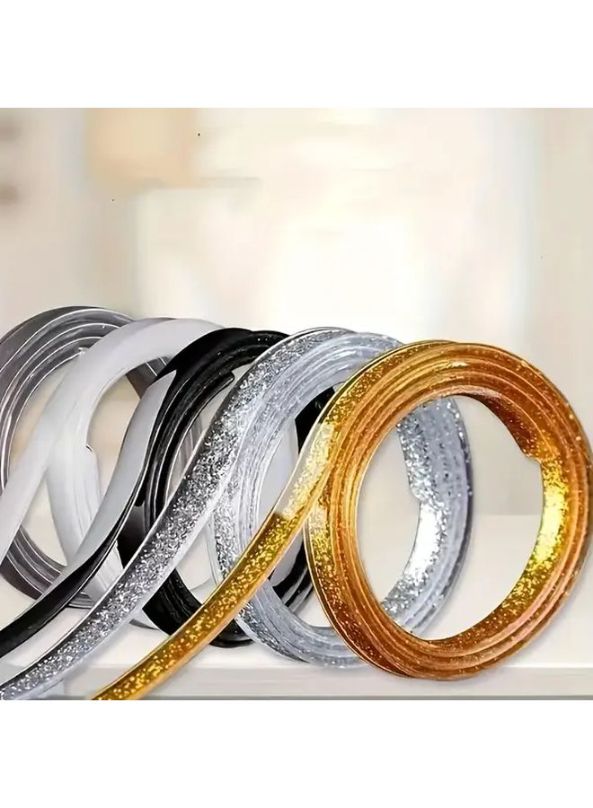 White Self Adhesive Waterproof Seam Tape 300cm For Kitchen Countertops Sinks Bathrooms - Image 1