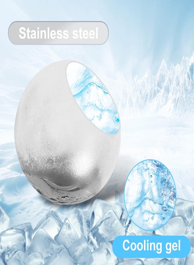 إيوكو مجموعة هدايا EooCoo للرجال، تتضمن 6 قطع من أحجار تبريد الويسكي القابلة لإعادة الاستخدام، ومجموعة كرات ثلج من الفولاذ المقاوم للصدأ للشرب، وهدايا ويسكي بوربون لعيد الميلاد للزوج، والحبيب، والأب، ومحبي البيرة. - Image 3