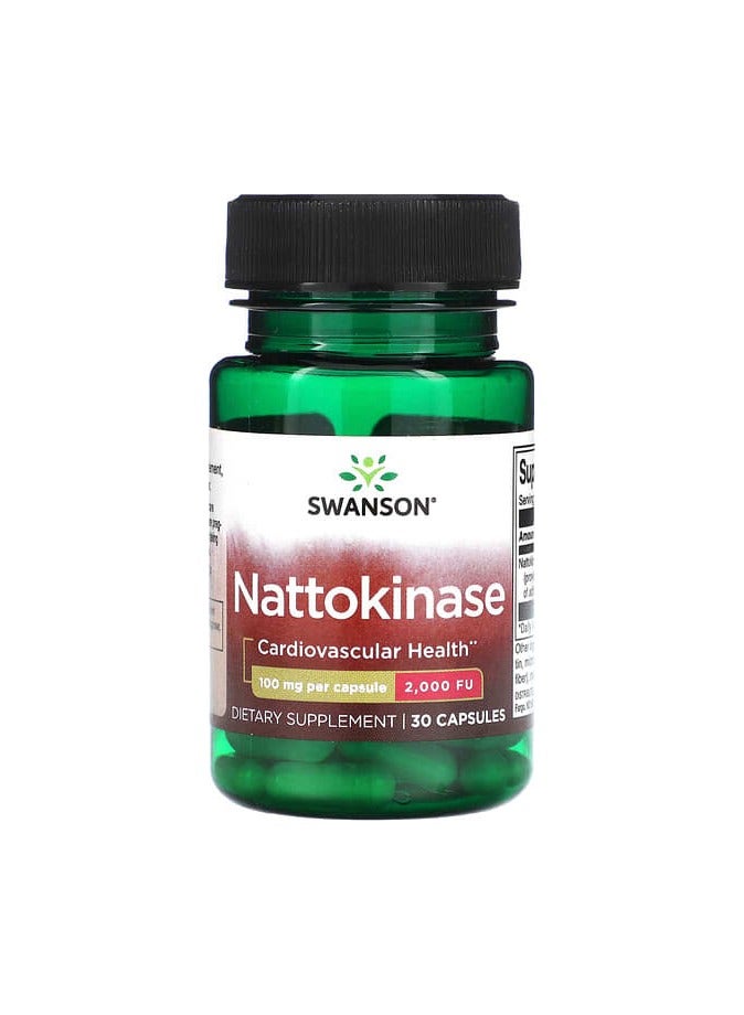 Nattokinase, 100 mg , 30 Capsules