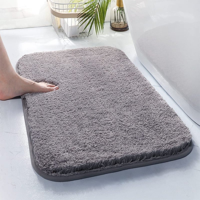SIWAN Ultra Absorbent Bath Rugs Bathtub Mat Bathroom Rug Mats 40x60 cm Pack of 1 - Image 1