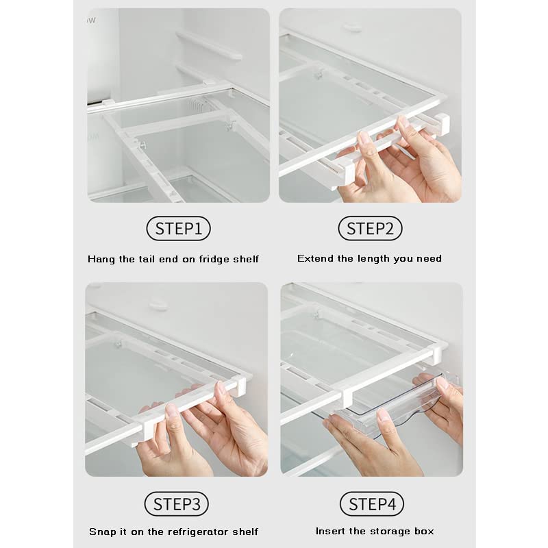 Farochy Fridge Egg Drawer Organizer Holder Trays for Refrigerator Egg Container (1 Pack) - Image 5