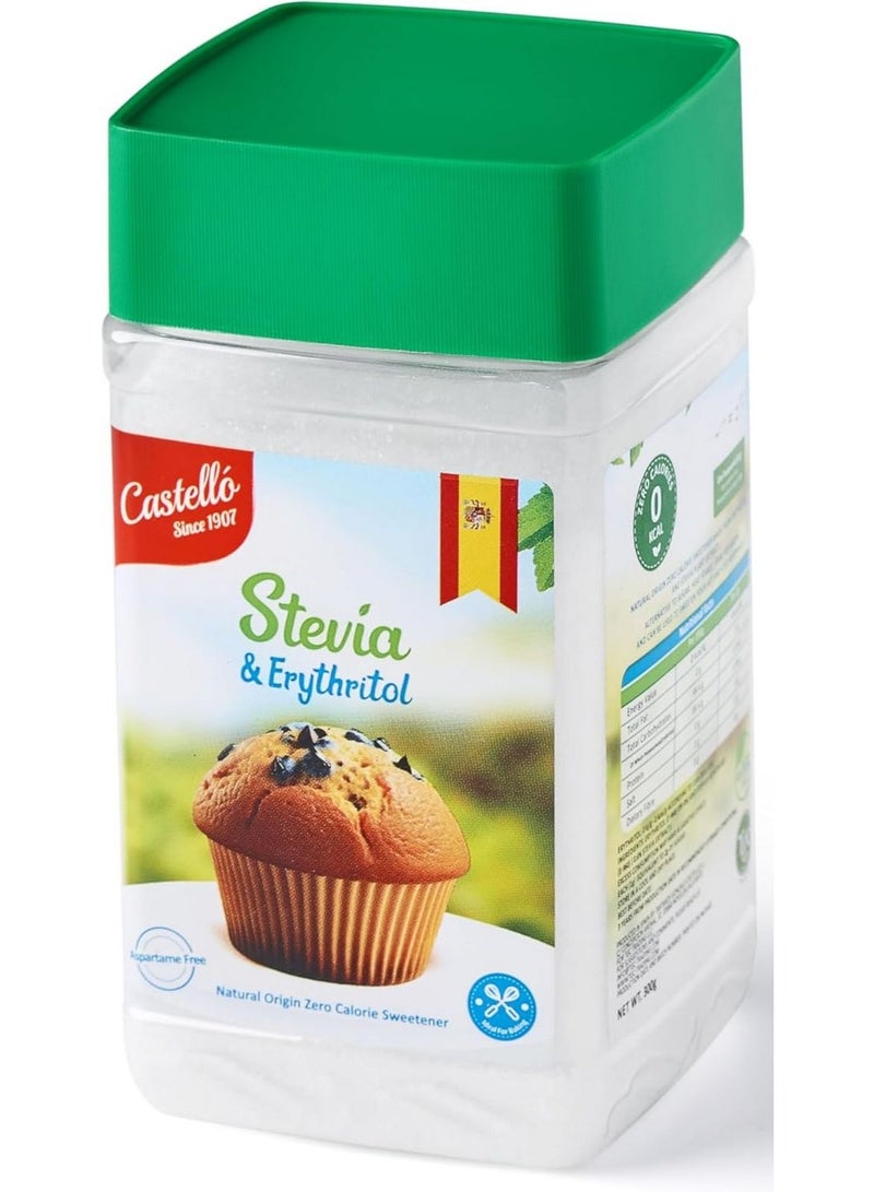 كاستيللو منذ 1907 مُحلي طبيعي من ستيفيا وإريثريتول، خالٍ من السعرات الحرارية، 300 غرام - Image 1