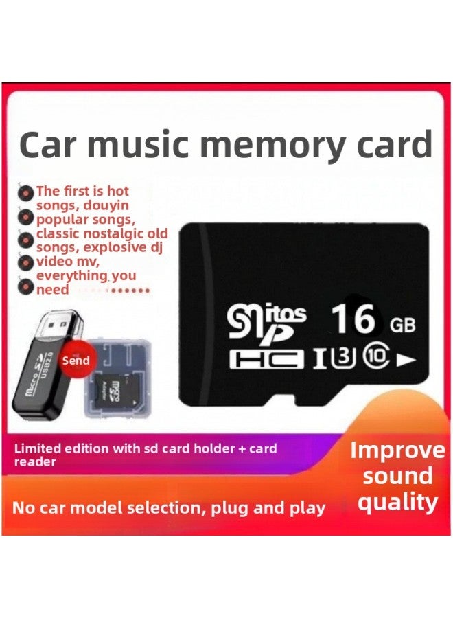Car Sd/Tf Card Lossless Songs 2024 New Douyin Popular Sd Music Card Tf Music Storage Card Sd Card 