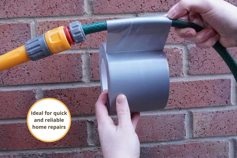 GTSE Wide Duct Tape, Silver, 4 Inches x 55 Yards (164 ft), Heavy Duty, Waterproof Repair Tape for Indoor or Outdoor Use, 1 Roll - Image 3
