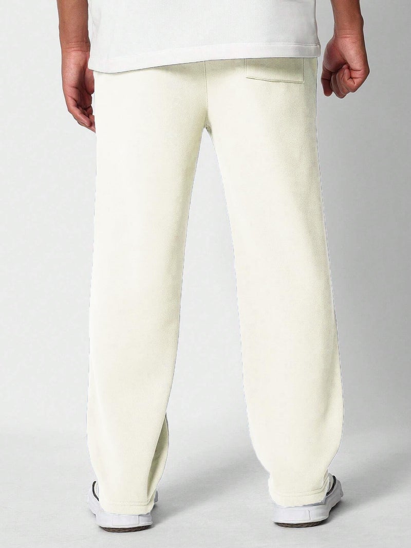 Nobero Men Straight Fit Joggers(1M-BWJG-R0149-CL2_Cannoli_S) - Image 3