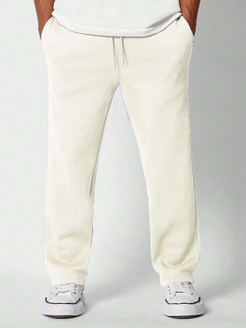 Nobero Men Straight Fit Joggers(1M-BWJG-R0149-CL2_Cannoli_S) - Image 2