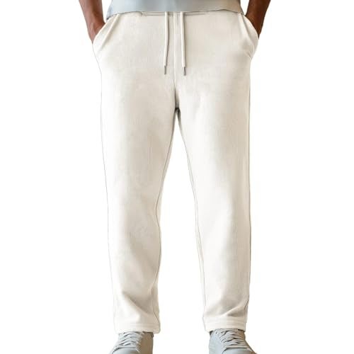 Nobero Men Straight Fit Joggers(1M-BWJG-R0149-CL2_Cannoli_S) - Image 1