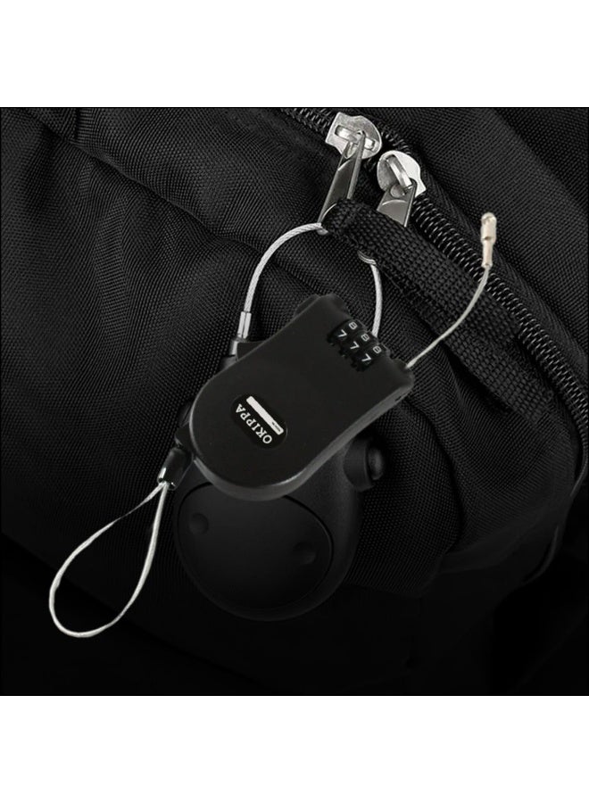 Combination lock, stainless steel for motorcycles and bicycles, multi-use, with a password - Image 5