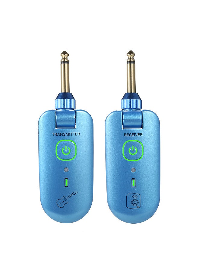 Double double W3 Portable UHF Wireless Guitar Transmitter and Receiver Set 50M Transmission Range Audio Wireless System Built-in Rechargeable Lithium Battery  - Image 1