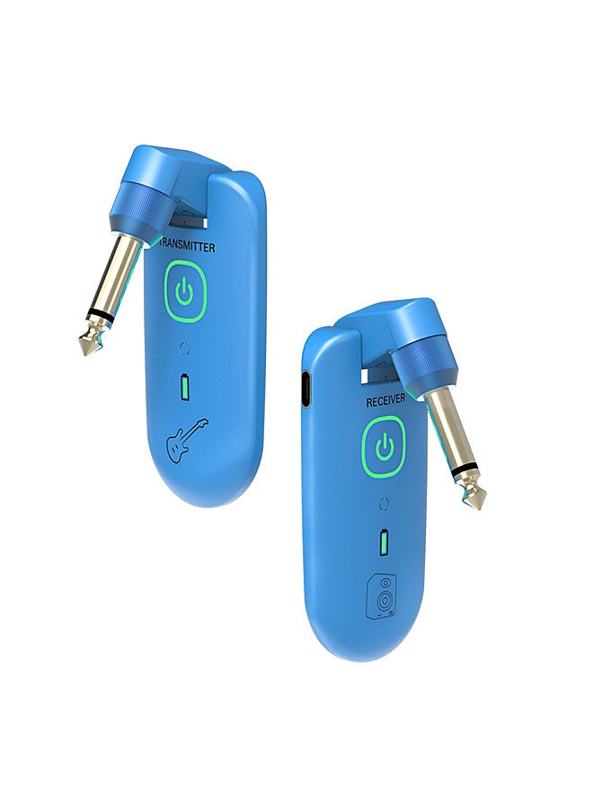 Double double W3 Portable UHF Wireless Guitar Transmitter and Receiver Set 50M Transmission Range Audio Wireless System Built-in Rechargeable Lithium Battery  - Image 3