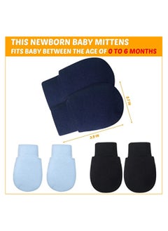 SYOSI 9 Pairs Baby Scratch Mittens Unisex Cotton Gloves Suitable for 0-6 Months  - Image 5