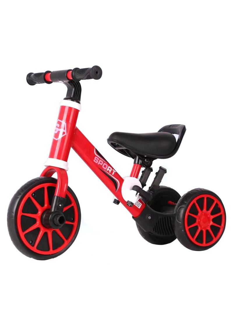 Swift 5 in 1 Toddler Bike for 10 Month to 4 Years Old Kids, Toddler Tricycle Kids Trikes Tricycle, Gift & Toys for Boy & Girl, Balance Training, Removable Pedals 