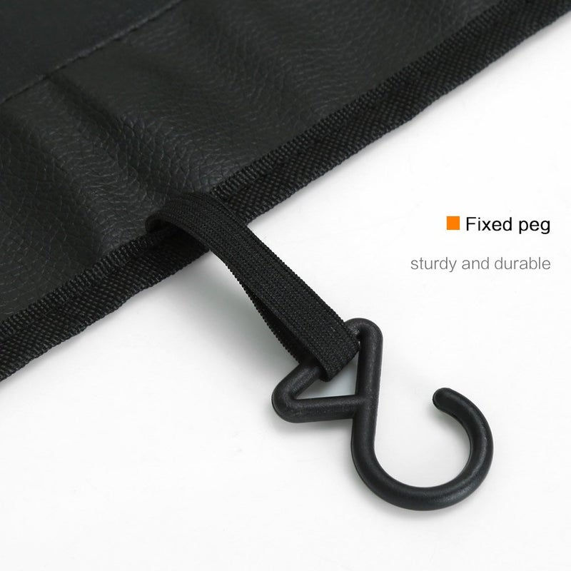 RUPSE 3 Pcs Fender Protectors for Mechanics,Microfiber Leather Car Fender Cover Mats Pads,Mechanic Magnetic Fender Protector Mat with Hooks - Image 4